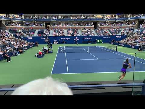 Taylor Townsend quick hands! Watch till the end.