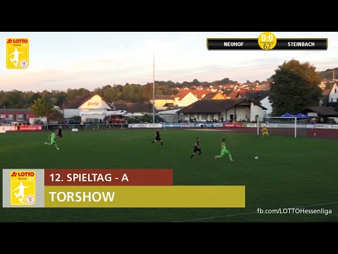 Torshow 12. Spieltag LOTTO Hessenliga 2021/2022 - Gruppe A