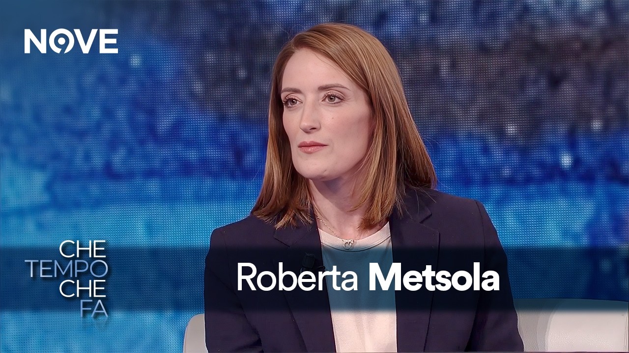 Roberta Metsola "La riapertura dello Stretto di Hormuz è la nostra priorità" | Che tempo che fa