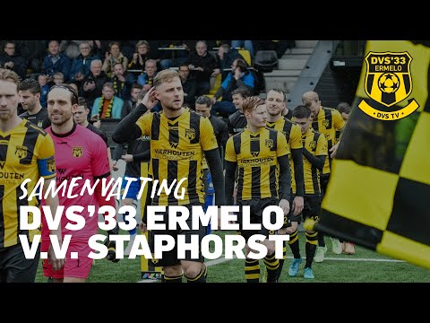 STEF NIJLAND WEER MET EEN BEAUTY 😍 | DVS'33 ERMELO - VV STAPHORST | Derde Divisie - Samenvatting