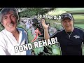 POND Renovation The First Aquascape Pond Part 1