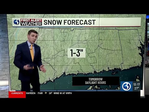 FORECAST: A First Alert for some light snow on Tuesday