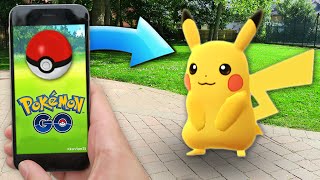 HOW TO START POKEMON GO WITH PIKACHU! (This is EPIC)