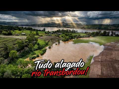 RIO URUGUAI TRANSBORDOU! Tudo Alagado em Vicente Dutra - Enchente 2026
