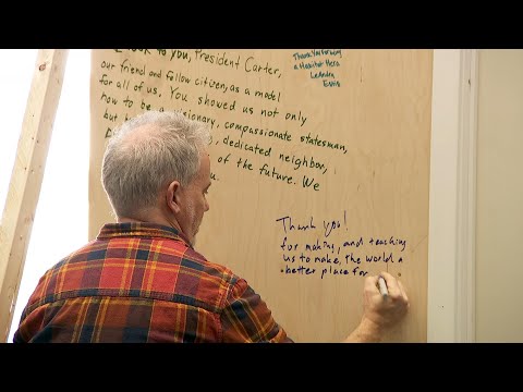 Brooklyn Park Habitat for Humanity Worker Honors Jimmy Carter