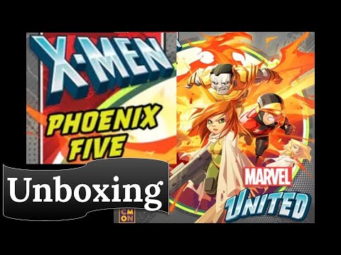 Marvel United: X-Men - Phoenix Five: Unboxing