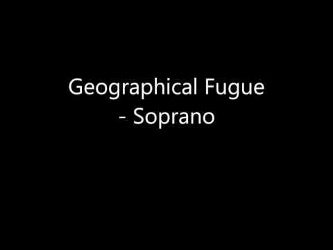 Geographical Fugue   Soprano
