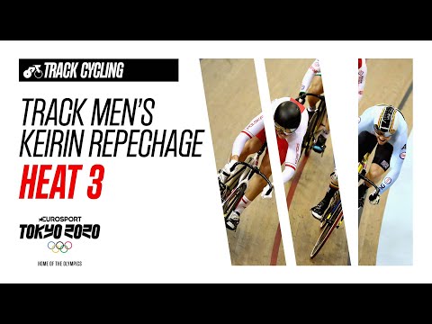TRACK CYCLING | Men's Track Keirin Repechage Heat 3 - Highlights | Olympic Games - Tokyo 2020