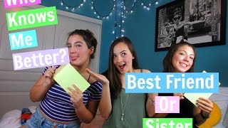 Best Friend VS Sister | Milan Mirabella