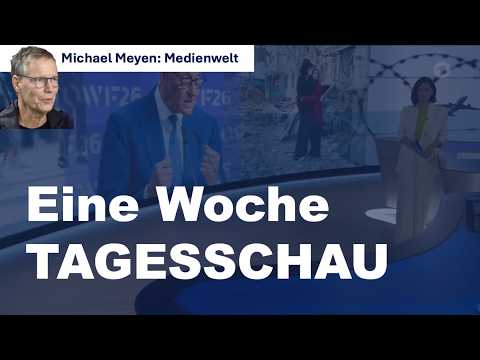 Eine Woche Tagesschau: So sieht die Welt für zehn Millionen Zuschauer aus