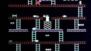 Killer Gorilla on Acorn Electron vintage home computer. Gameplay & Commentary