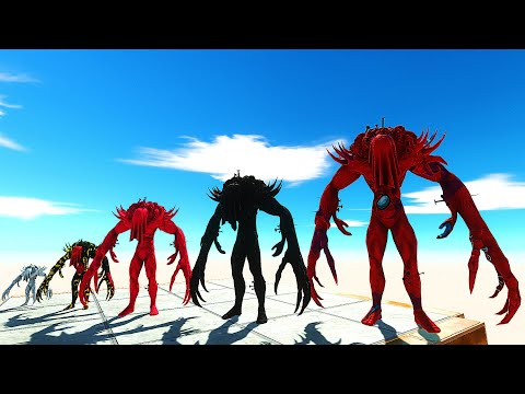 Scourge 1 to 5 Size Evolution vs Units - Animal Revolt Battle Simulator