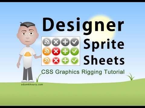Web Design Sprite Sheet CSS Preload Graphics Tutorial