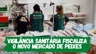 Vigilância Sanitária fiscaliza novo Mercado de Peixes