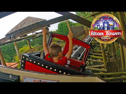 RUNAWAY MINE TRAIN On Ride POV Katanga Canyon Alton Towers (Oct 2021) [4K]