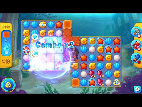 [FISHDOM Walkthrough] Level 6449 (Qua màn - Fishdom)