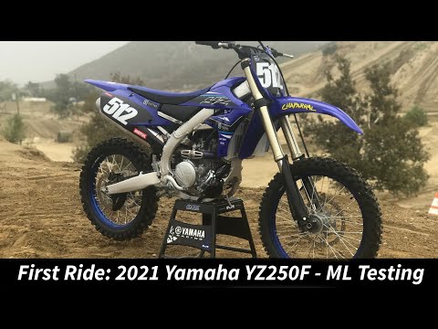 First Ride: 2021 Yamaha YZ250F - Michael Lindsay Testing