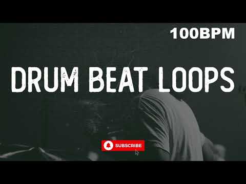 Laid Back Drum Track 100 BPM Drum Loops to Play Along and for Practice.