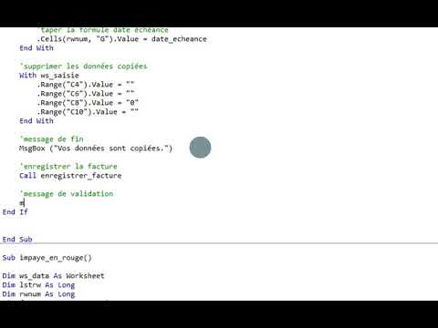 Excel VBA 308 Test et lien d'une macro à l'autre