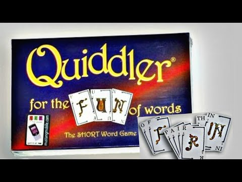 LET'S PLAY QUIDDLER