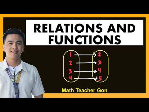 RELATION AND FUNCTION - General Mathematics and Grade 8