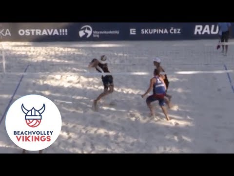 Mol.A/Sorum (NOR) vs. Perusic/Schweiner (CZE) 2019 FIVB Ostrava Final