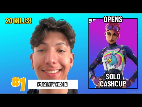 EDSON MOSTRANDO PORQUE É O MELHOR BRASILEIRO NA SOLO CASH CUP (20 KILLS)