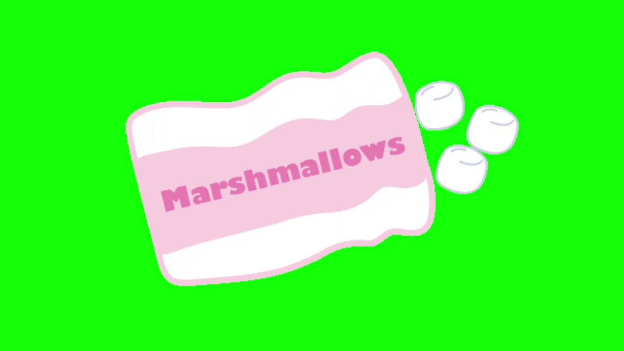 marshmallow meme icon green screen