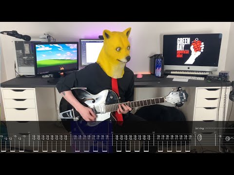 Green Day - Wake Me Up When September Ends (Guitar Cover w/ Screen Tabs)