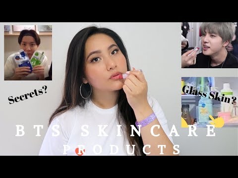 TRYING BTS (방탄소년단) SKINCARE & BEAUTY SECRETS | ShilaBui