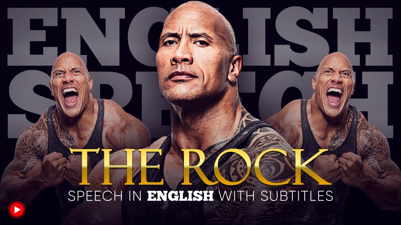 ENGLISH SPEECH | THE ROCK: Be Nice! (English Subtitles)