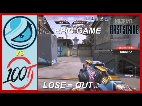 Luminosity vs 100T - ALL HIGHLIGHTS - LOWER GROUP A  - First Strike NA Closed Qualifier VALORANT