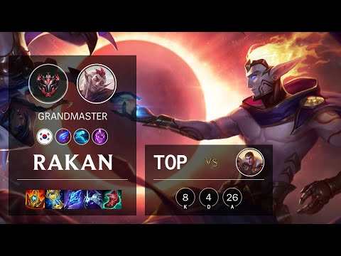 Rakan Top vs Jayce - KR Grandmaster Patch 11.16