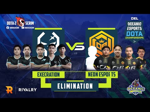 Execration vs Neon Esports - Oceanic Esports Dota Championships - Playoffs - Elimination - B03