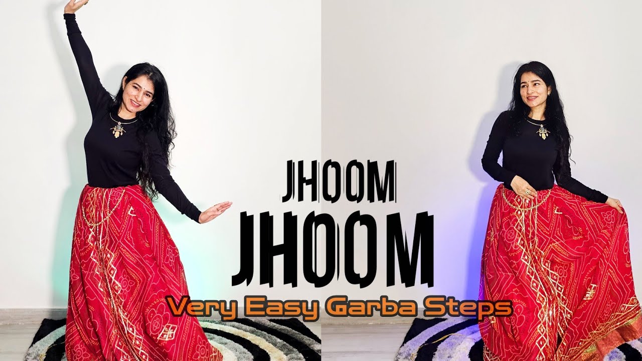 NAVRATRI SPECIAL | Jhoom Jhoom | Very Easy Garba Dance steps | Vartika Saini Choreo