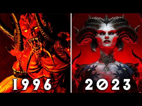 DIABLO 1-4 - ALL CINEMATICS 1996-2023 | Full Cinematic Movie [HD]
