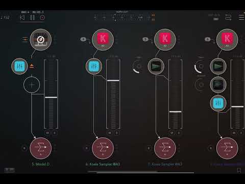 My favorite ios midi sequencer