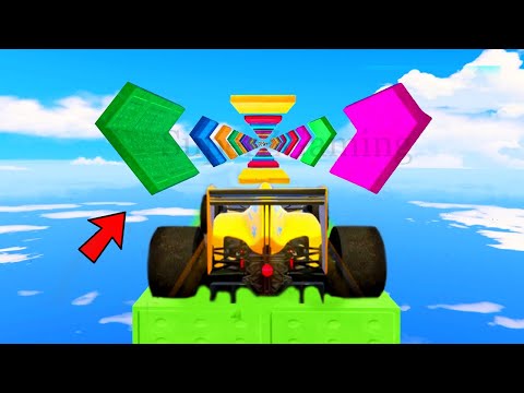 F1 Car IMPOSSIBLE Parkour Only 0.017% Players Can Complete in GTA 5! (Hindi)