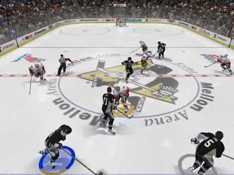 NHL Brutal Hit + injury (nhl 2009)