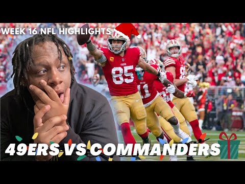 Washington Commanders vs. San Francisco 49ers | 2022 Week 16 Game Highlights