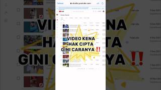 Download lagu GINI CARANYA❗️VIDEO KENA HAK CIPTA #shorts #youtube mp3 Download lagu GINI CARANYA❗️VIDEO KENA HAK CIPTA #shorts #youtube mp3