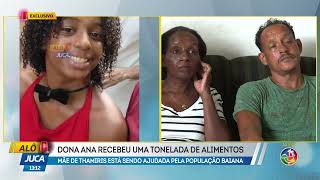 Dona Ana recebeu uma tonelada de alimentos | ALÔ JUCA | TV ARATU