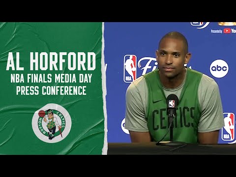 Al Horford NBA Finals Media Day Availability ' Boston Celtics at Golden State Warriors