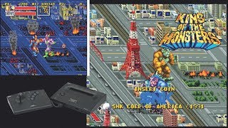 King Of The Monsters Neo Geo - C&M Playthrough