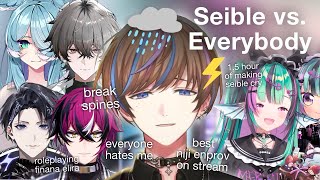 Seible vs Finana, Doppio, Elira, Leo, Nayuta, 2 hour suffering | Nijisanji EN Funny Moment Highlight