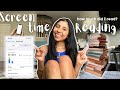 SWAPPING MY SCREEN TIME WITH READING FOR A WEEK Book Recommendations Tips