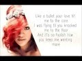 Rihanna No Love Allowed lyrics