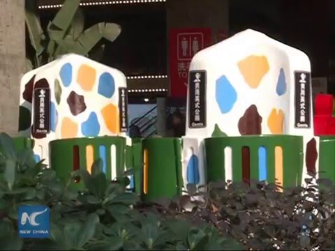 Outdoor urinals set up in SW China city