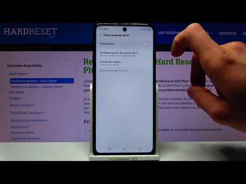 Cómo compartir Internet en LG K62 Plus - compartir datos