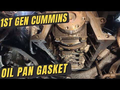 12 Valve Cummins Oil Pan Gasket Replacement | 1st Gen Cummins